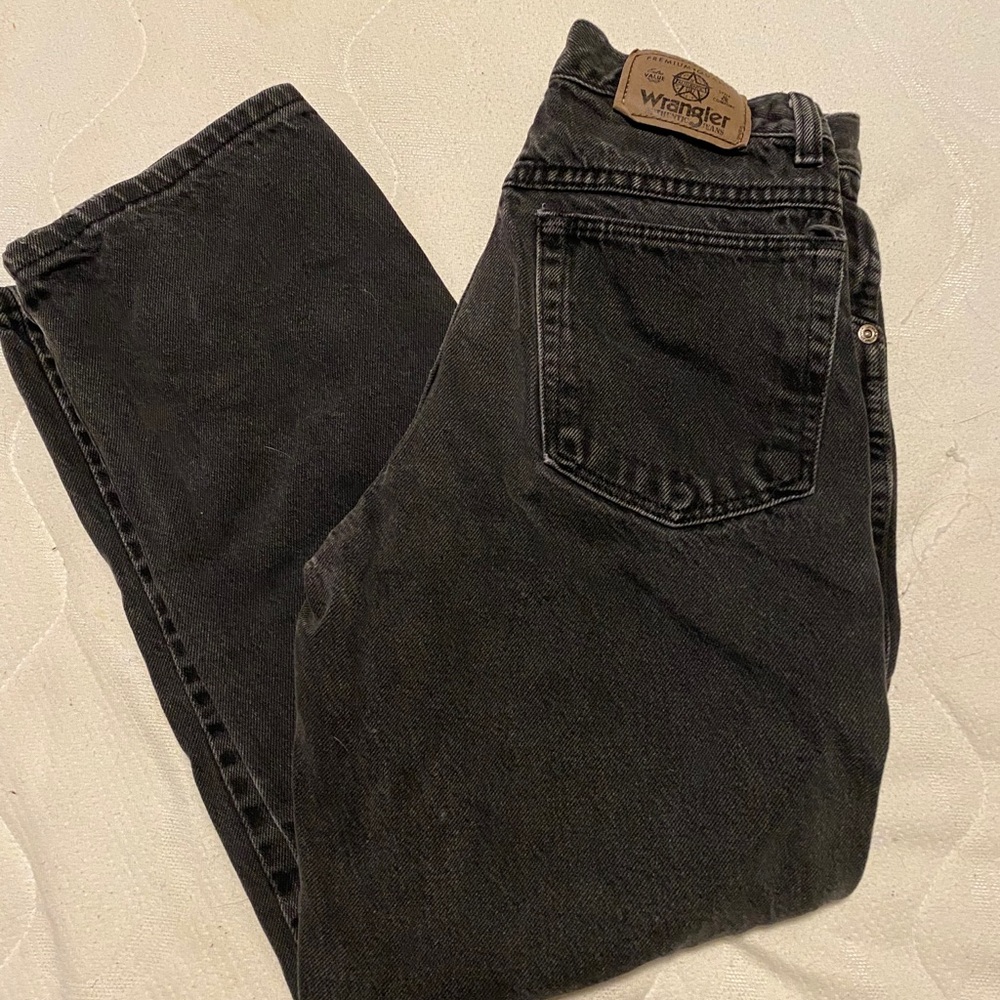 Wrangler black denim jeans